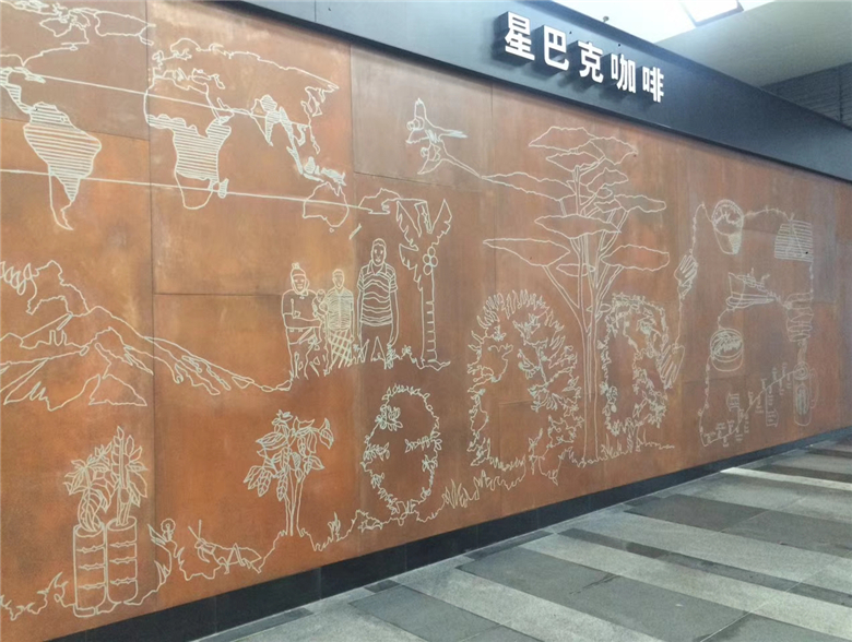 阜平耐候钢幕墙