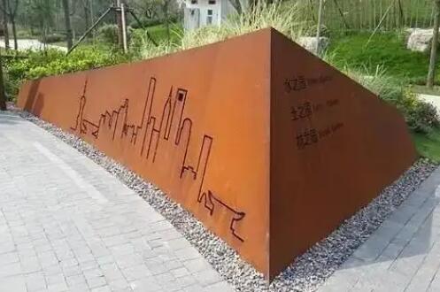 阜平耐候钢挡土墙